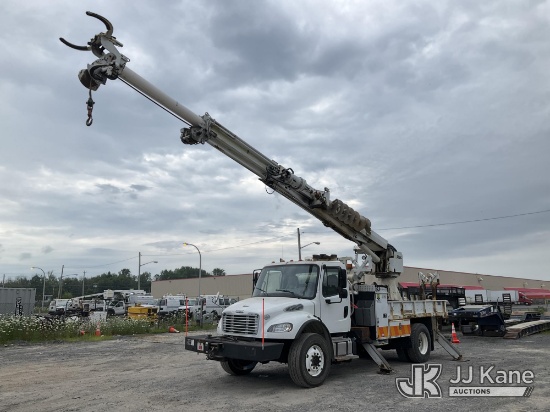 Derrick Rear Rope (Rome, NY) Altec DM47-BR, Digger Derrick rear mounted on 2016 ...