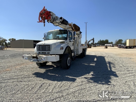 Derrick Rear Rope (Blackshear, GA) Altec D4060BTR, Digger Derrick rear mounted on 2013 ...