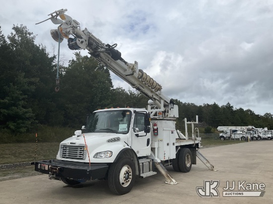 Derrick Rear Rope (Conway, AR) Altec DM47B-BR, Digger Derrick rear mounted on 2017 ...