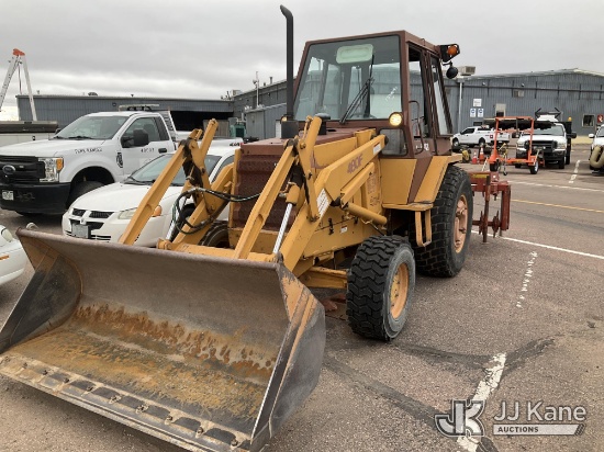 (Colorado Springs, CO) 1993 Case 480F 4x4 Tractor Loader Backhoe ...
