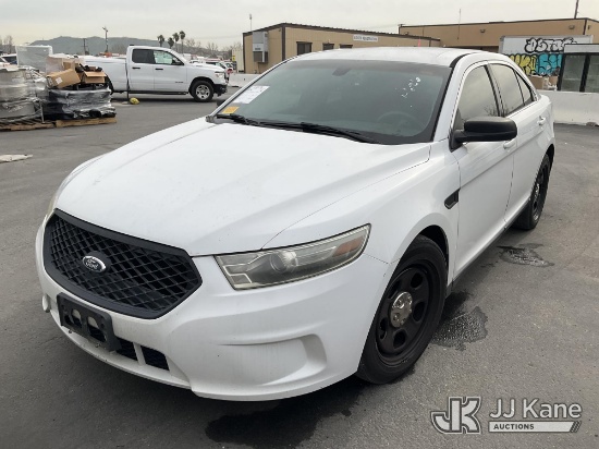 (Jurupa Valley, CA) 2014 Ford Taurus Police AWD 4-Door Sedan Runs & Moves