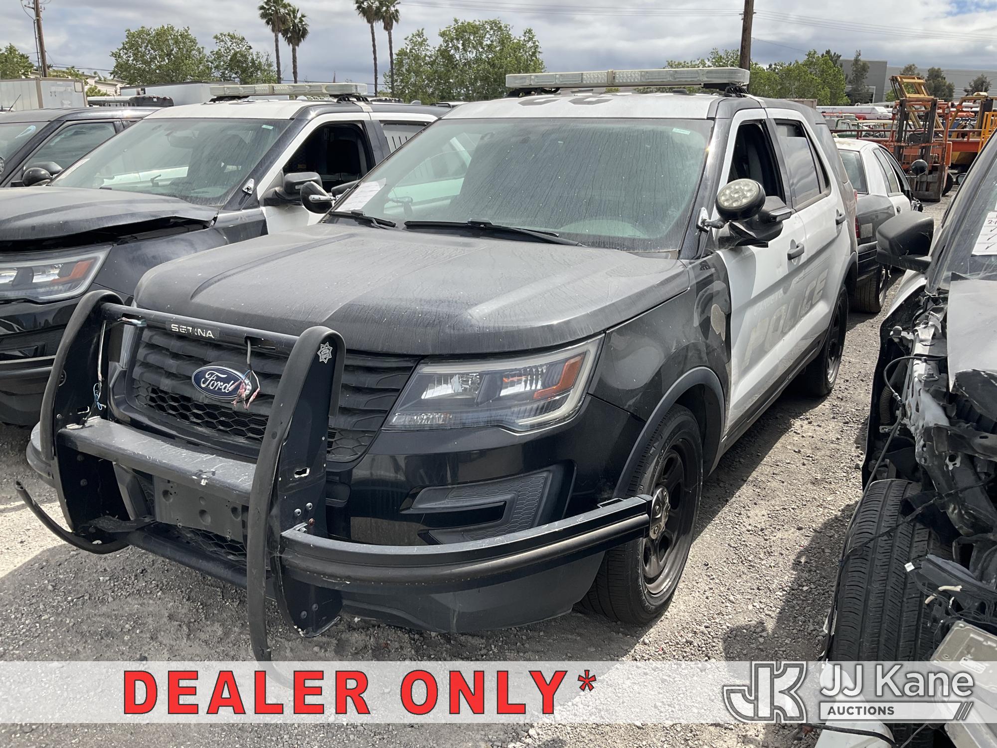 Jurupa Valley, CA) 2018 Ford Explorer Police 4WD | Proxibid
