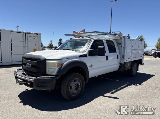 (Dixon, CA) 2012 Ford F-550 Crew Cab DRW Crew-Cab Service Truck Runs & Moves