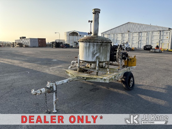 (Dixon, CA) Tank Trailer Flat Tires, Rust Damage, No Vin Plate, Bill Of Sale Only