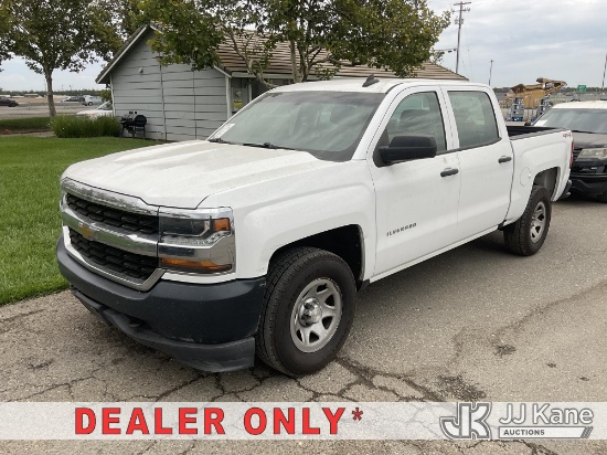 (Dixon, CA) 2018 Chevrolet Silverado 1500 Crew-Cab Pickup Truck Runs & Moves) (Power Steering Issues
