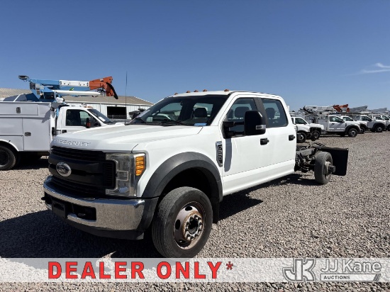 (Dixon, CA) 2017 Ford F-550 Crew Cab DRW Crew Cab Chipper Dump Truck Runs & Moves