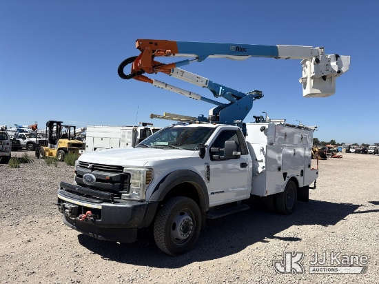(Dixon, CA) Altec AT40G, Articulating & Telescopic Bucket mounted behind cab on 2018 Ford F-550 Regu