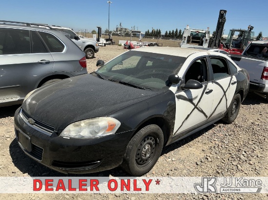 (Dixon, CA) 2009 Chevrolet Impala Police 4-Door Sedan Not Running, Condition Unknown)(Dash Warning I
