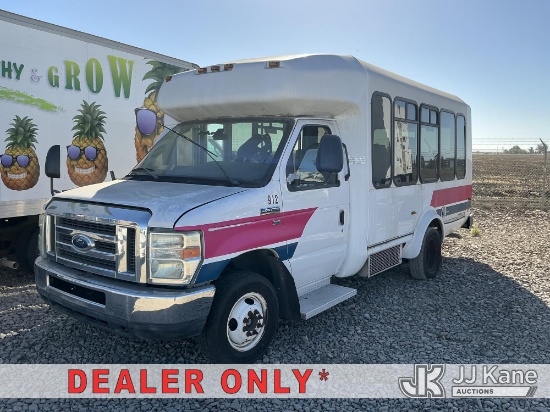 (Dixon, CA) 2012 Ford Econoline E350 Passenger Bus Not Running, Condition Unknown)(Interior Defects-