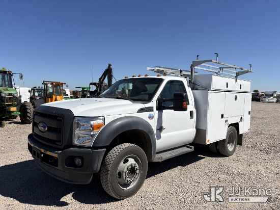 (Dixon, CA) 2013 Ford F-550 Enclosed Service Truck Runs & Moves