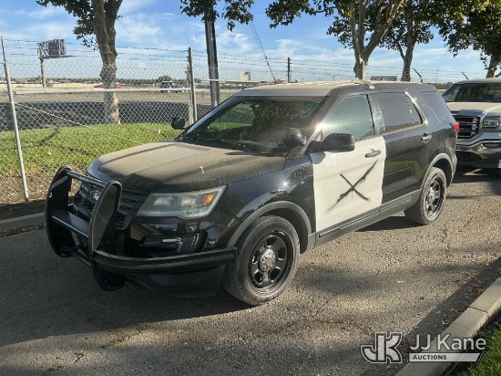 (Dixon, CA) 2016 Ford Explorer Police 4-Door Sport Utility Vehicle Runs & Moves)(Exterior Defects)(