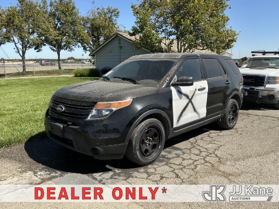 (Dixon, CA) 2014 Ford Explorer AWD Police Interceptor 4-Door Sport Utility Vehicle Runs & Moves) (No