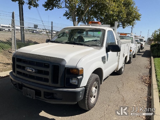 (Dixon, CA) 2008 Ford F-250 SD Service Truck Runs & Moves