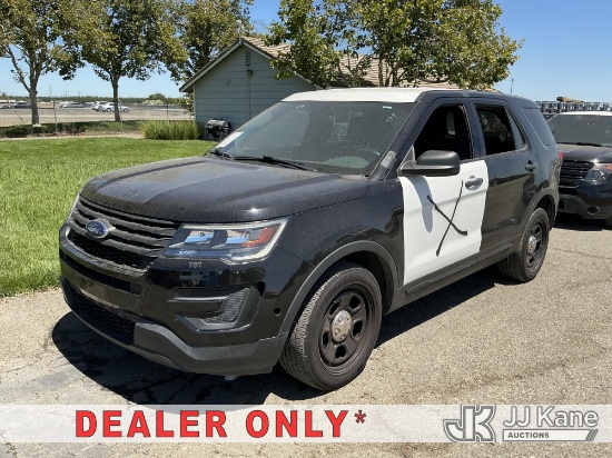 (Dixon, CA) 2019 Ford Explorer Police 4-Door Sport Utility Vehicle Runs & Moves)(Interior Defects-No