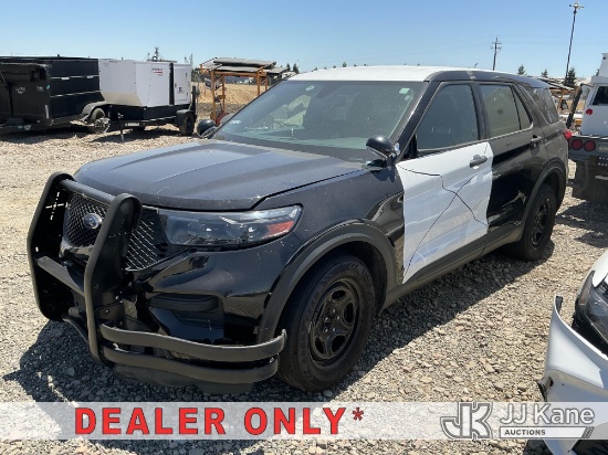 (Dixon, CA) 2022 Ford Explorer AWD Police Interceptor 4-Door Sport Utility Vehicle Not Running, Cond