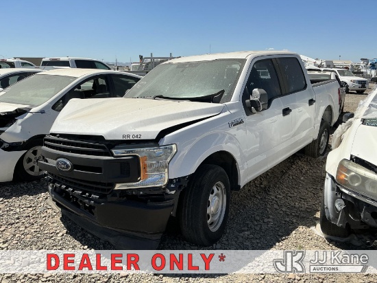(Dixon, CA) 2019 Ford F-150 Crew-Cab Pickup Truck Not Running)(Collision Issues, Windshield Deficien