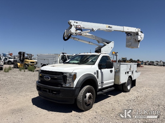 (Dixon, CA) Altec AT40G, Articulating & Telescopic Bucket mounted behind cab on 2019 Ford F-550 Regu