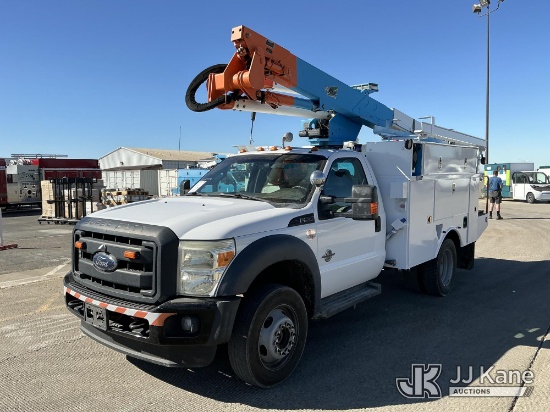 (Dixon, CA) Altec AT37G, Articulating & Telescopic Bucket Truck , 2013 Ford F-550 Utility Truck Runs