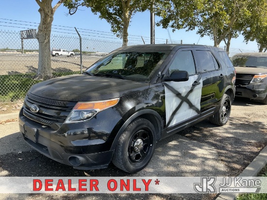 (Dixon, CA) 2014 Ford Explorer Police 4-Door Sport Utility Vehicle Runs & Moves)(Interior & Exterior