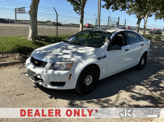 (Dixon, CA) 2014 Chevrolet Caprice Police 4-Door Sedan Runs & Moves) (Warning Dash Indicators On, In