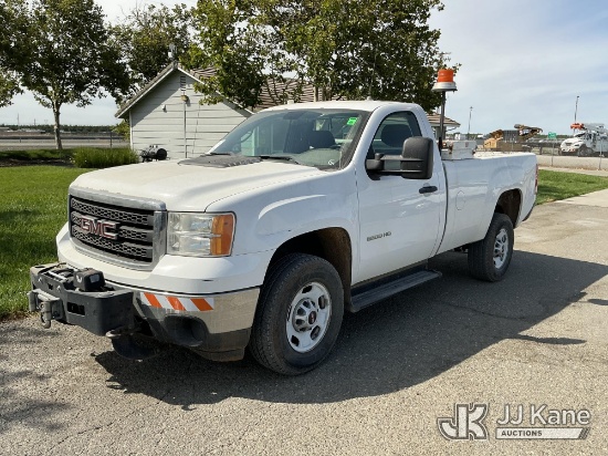 (Dixon, CA) 2012 GMC Sierra 2500HD Work Truck Long Box Pickup Truck Runs & Moves)(Exterior Defects