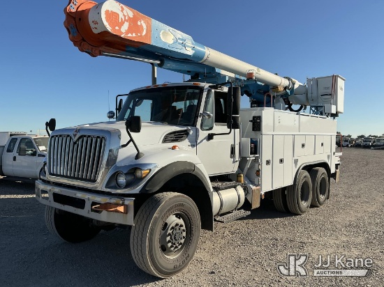 (Dixon, CA) Altec AM55, Material Handling Bucket Truck rear mounted on 2012 International 7400 Utili