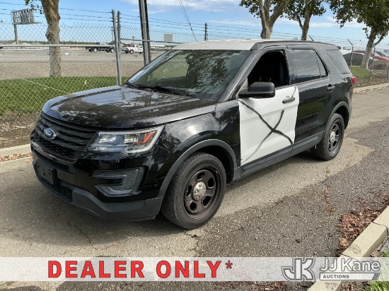 (Dixon, CA) 2019 Ford Explorer Police 4-Door Sport Utility Vehicle Runs & Moves)(Engine Won't Stay R