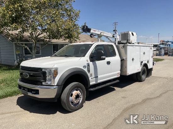 (Dixon, CA) Autocrane HC5-Crane, Crane mounted on 2019 Ford F-550 SuperCab DRW Extended-Cab Mechanic