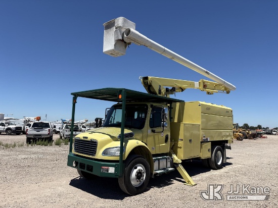(Dixon, CA) Altec LR760, Articulating & Telescopic Bucket mounted behind cab on 2018 Freightliner M2