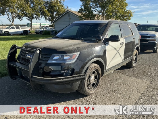 (Dixon, CA) 2017 Ford Explorer Police 4-Door Sport Utility Vehicle Runs & Moves, Missing Drivers Doo