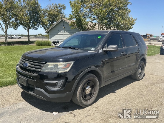 (Dixon, CA) 2016 Ford Explorer Police 4-Door Sport Utility Vehicle Runs & Moves)(Exterior Defects)(