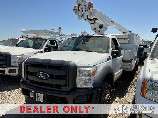 (Dixon, CA) Altec AT200A, Telescopic Non-Insulated Bucket Truck mounted behind cab on 2012 Ford F-45