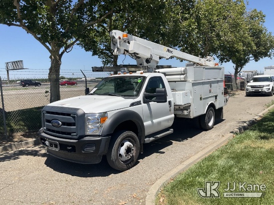 (Dixon, CA) Altec AT200-A, Telescopic Bucket Truck mounted behind cab on 2013 Ford F-450 SD Dual Whe