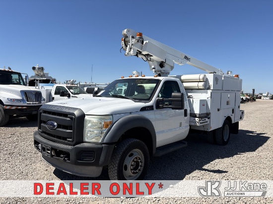 (Dixon, CA) Altec AT200A, Telescopic Non-Insulated Bucket Truck mounted behind cab on 2012 Ford F-45