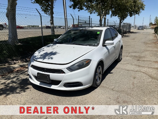 (Dixon, CA) 2015 Dodge Dart 4-Door Sedan Runs & Moves (Exterior Defect-Front Passenger Tire Has A Ga