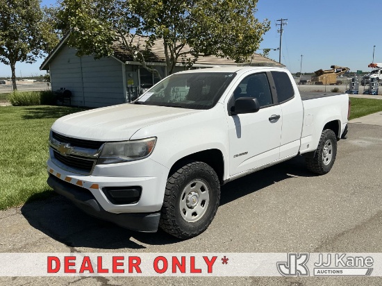 (Dixon, CA) 2016 Chevrolet Colorado Extended-Cab Pickup Truck Runs & Moves) (Dash Warning Indicators