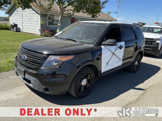(Dixon, CA) 2015 Ford Explorer Police 4-Door Sport Utility Vehicle Runs & Moves)(Interior & Exterior