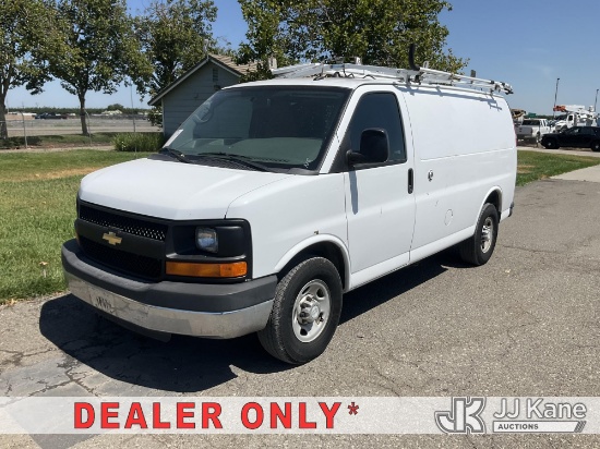 (Dixon, CA) 2014 Chevrolet Express 2500 Cargo Van Runs & Moves) (Dash Warning Indicator On-Code P001