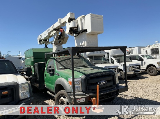 (Dixon, CA) HiRanger LT38, Articulating & Telescopic Bucket Truck mounted behind cab on 2011 Ford F-