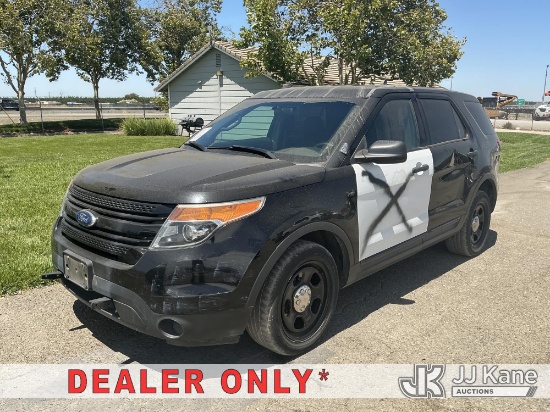 (Dixon, CA) 2015 Ford Explorer Police 4-Door Sport Utility Vehicle Runs & Moves)(Interior & Exterior