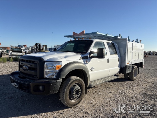 (Dixon, CA) 2012 Ford F-550 DRW Crew-Cab Service Truck Runs & Moves