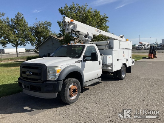 (Dixon, CA) Altec AT200-A, Telescopic Non-Insulated Bucket Truck mounted behind cab on 2013 Ford F-4