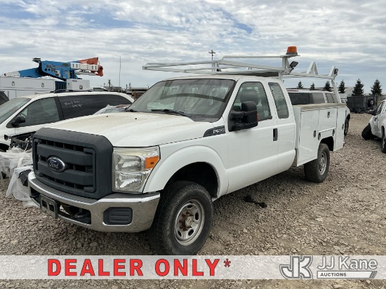 (Dixon, CA) 2013 Ford F-350 SD Service Truck Not Running, Conditions Unknown) (Exterior Defects, Sel