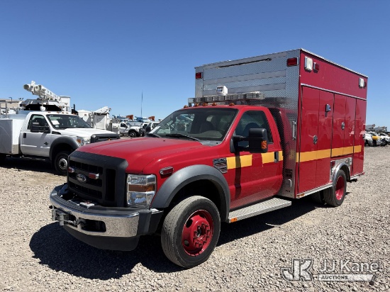 (Dixon, CA) 2010 Ford F-550 DRW Ambulance/Rescue Vehicle Runs & Moves