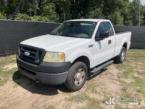 (Tampa, FL) 2008 Ford F150 4x4 Pickup Truck Runs & Moves) (Exterior Defects - Corrosion, See Picture