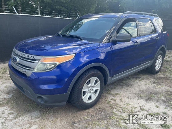 (Tampa, FL) 2013 Ford Explorer 4-Door Sport Utility Vehicle, State of Florida Unit Runs & Moves) (FL