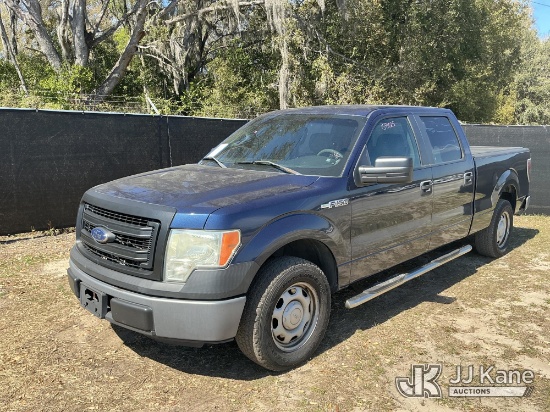 (Tampa, FL) 2013 Ford F-150 Crew-Cab Pickup Truck Runs & Moves)(FL Residents Purchasing Titled Items