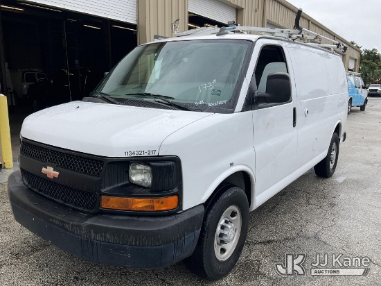 (West Palm Beach, FL) 2017 Chevrolet Express G2500 Cargo Van Runs & Moves) (Paint Damage) (FL Reside