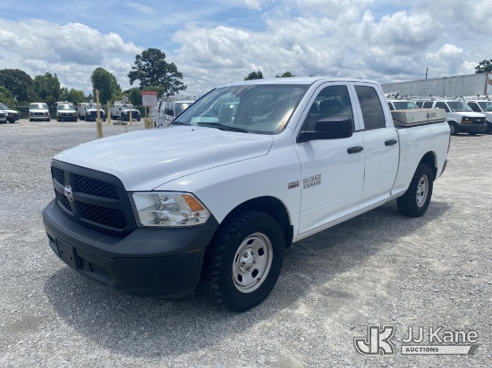 (Villa Rica, GA) 2015 Ram 1500 4x4 Extended-Cab Pickup Truck, Coop Unit. Runs & Moves) (Dash Warning
