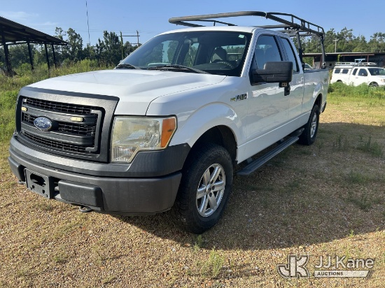 (Oakland, MS) 2013 Ford F150 4x4 Extended-Cab Pickup Truck Runs & Moves) (Dash Warning Indicator On